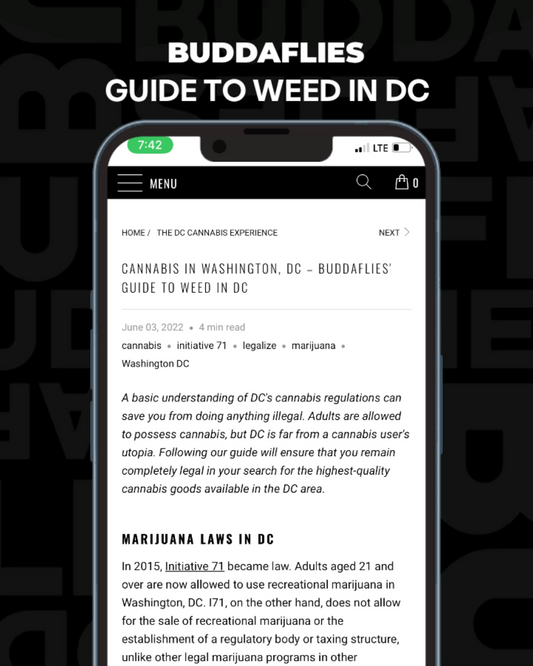 Cannabis in Washington, DC – Buddaflies' Guide to Weed in DC