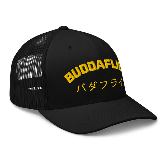 Badafurai Embroidered Trucker Snapback - Buddaflies