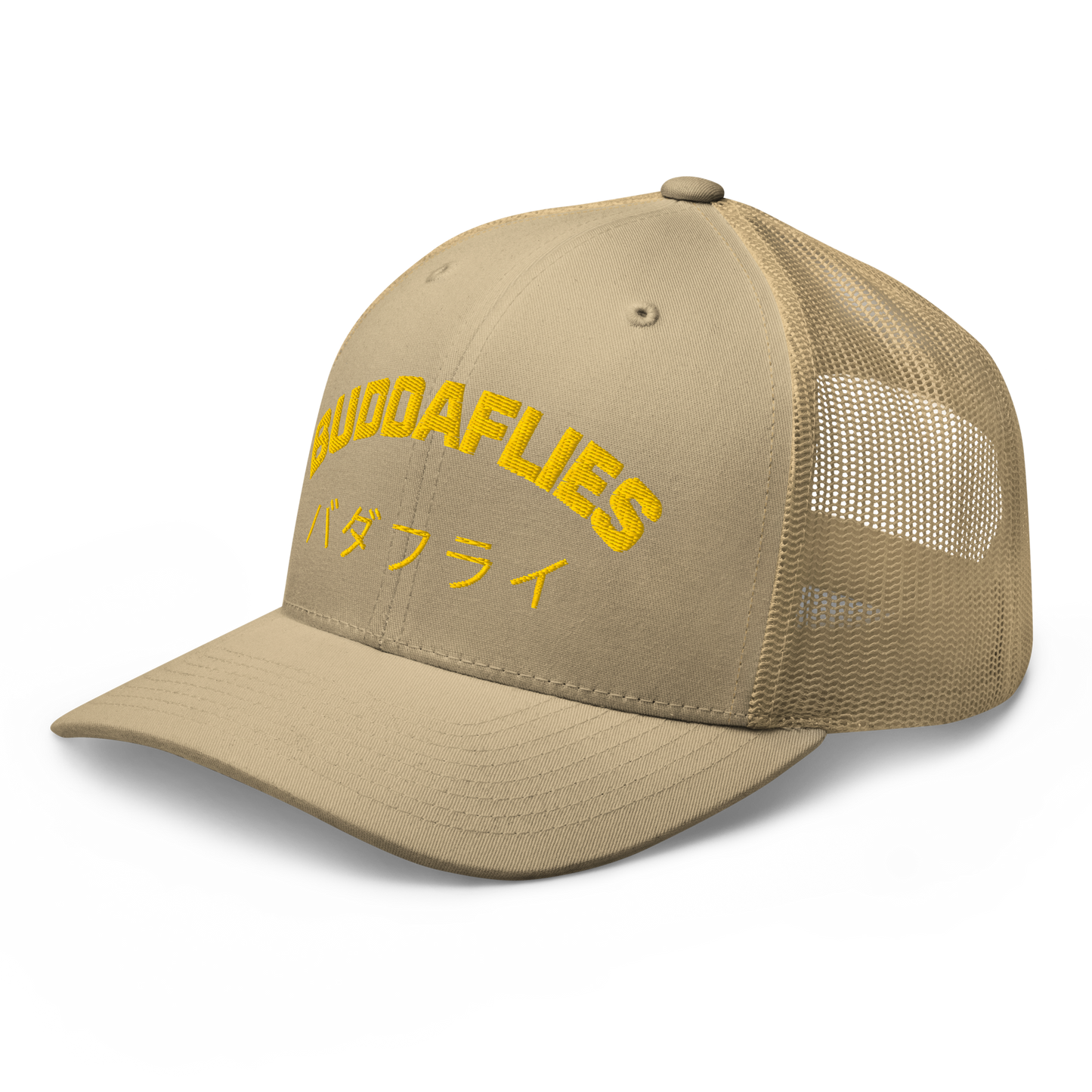 Badafurai Embroidered Trucker Snapback - Buddaflies