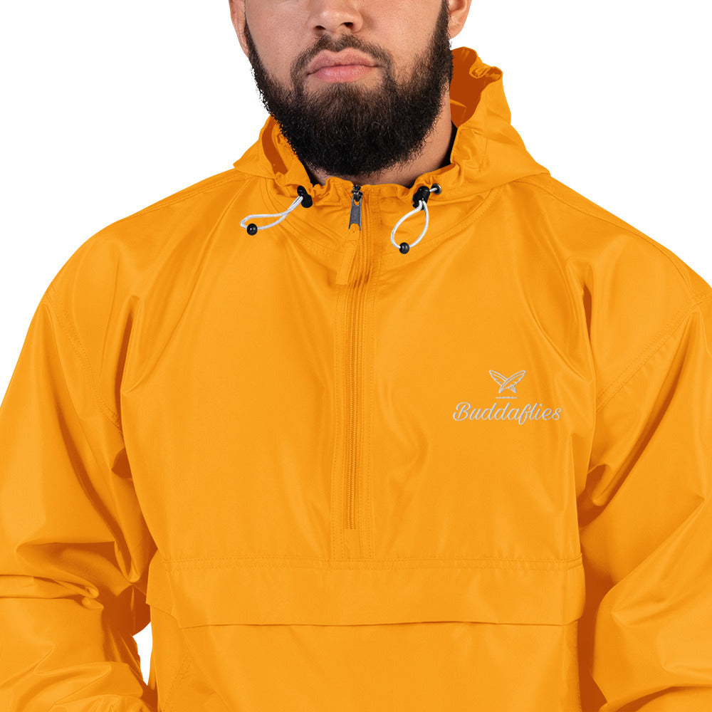 Embroidered Champion Packable Jacket - Buddaflies