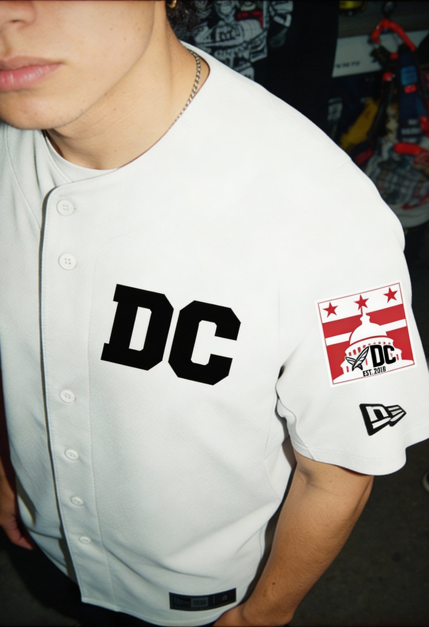 DC Flight New Era Baseball Jersey - Buddaflies