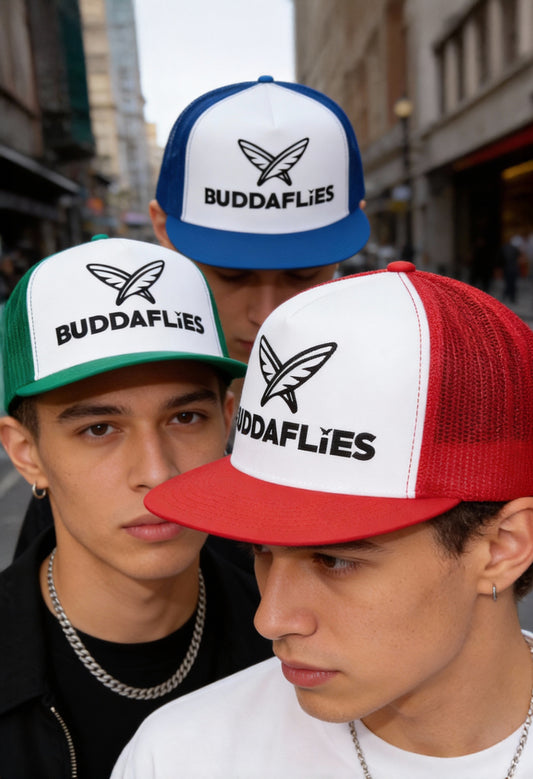 Buddaflies Classic Logo Trucker Hat - Buddaflies
