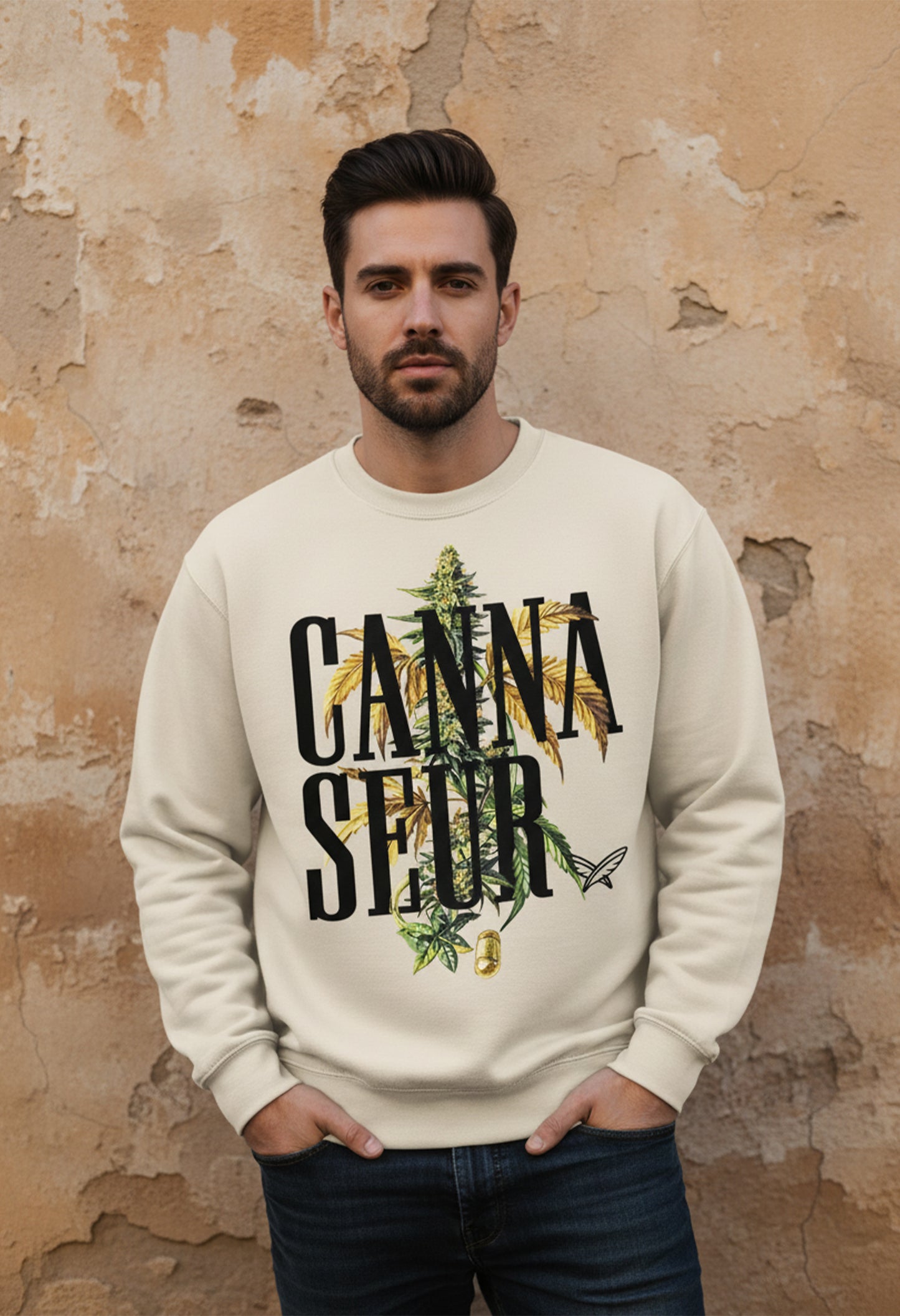 BUDDAFLIES CANNASEUR Oversized Sweatshirt - Buddaflies