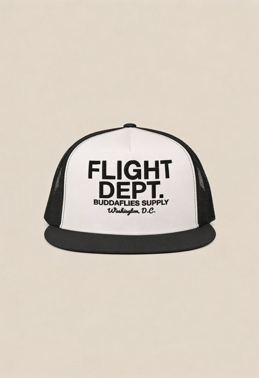 Buddaflies Flight Dept. Trucker Cap - Buddaflies