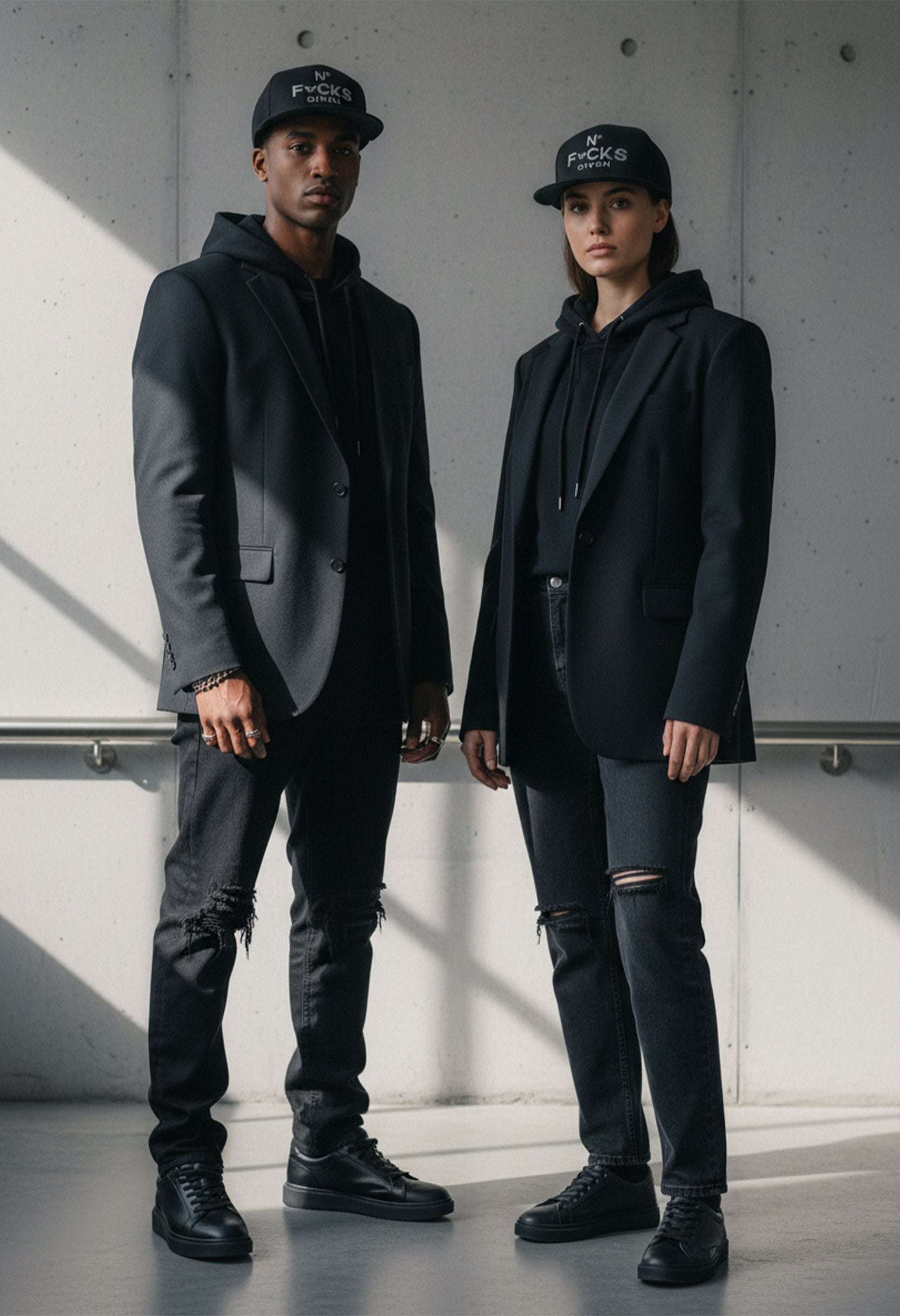 Buddaflies Embroidered “N° F*CKS GIVEN” Flat Bill - Buddaflies