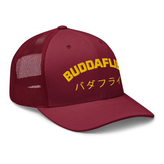 Badafurai Embroidered Trucker Snapback - Buddaflies