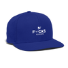 No F*cks Given Snapback - royal blue