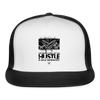 Hustle Trucker Cap - white/black