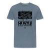 Men&#39;s Hustle Sold Separately Premium T-Shirt - steel blue