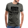 Men&#39;s Hustle Sold Separately Premium T-Shirt - asphalt gray