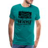 Men&#39;s Hustle Sold Separately Premium T-Shirt - teal