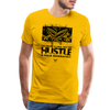 Men&#39;s Hustle Sold Separately Premium T-Shirt - sun yellow