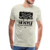 Men&#39;s Hustle Sold Separately Premium T-Shirt - heather oatmeal