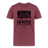 Men&#39;s Hustle Sold Separately Premium T-Shirt - heather burgundy