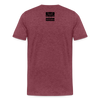 Men&#39;s Hustle Sold Separately Premium T-Shirt - heather burgundy