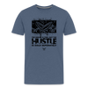 Men&#39;s Hustle Sold Separately Premium T-Shirt - heather blue