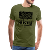 Men&#39;s Hustle Sold Separately Premium T-Shirt - olive green